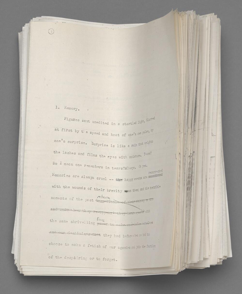 The typescript of A Party of Animals